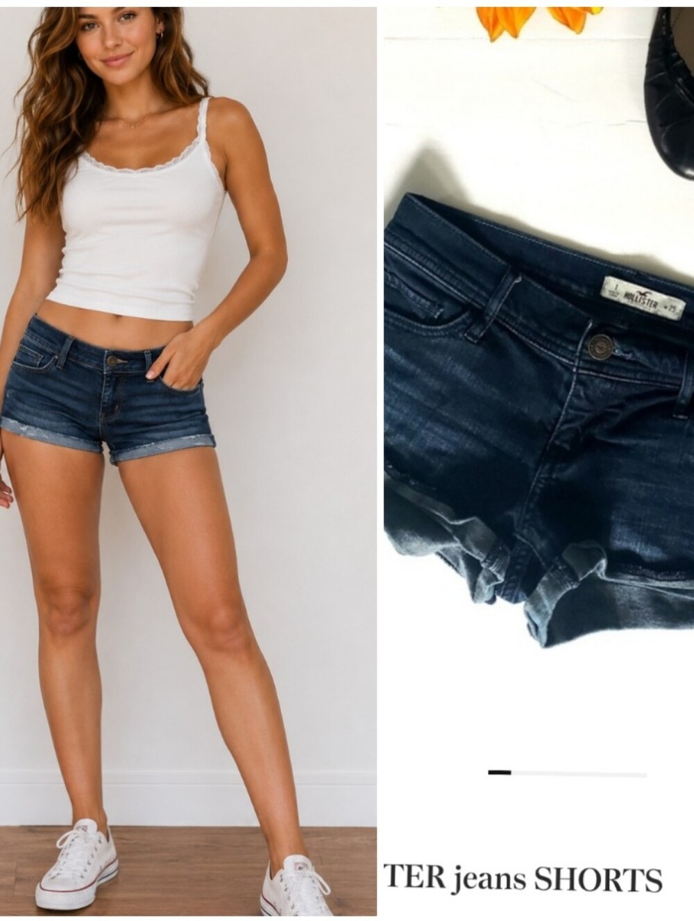 HOLLISTER jeans SHORTS